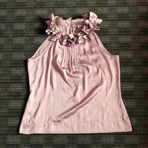 Violet and Claire Pink Silk Blouse
